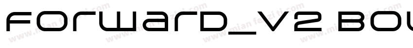 Forward_V2 Bold字体转换